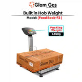 Food Book 2 Burner - Compact Built-In Hob with Safety Features