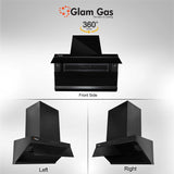 Glam Gas Range Hood | Strom| Kitchen Hood | Chimney