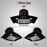 Glam Gas Range Hood | G-12 | Kitchen Hood | Chimney
