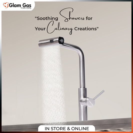 Glam Gas Faucet Rain-12 | Nalka | Tuti | Nal | Nalka