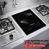 Glam Gas All-in-One Stove 3-in-1 | NG + LPG + Electric Cooking Solution