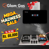 Range Hood Smoke Up-12 and 3 Burner Built-in Hob D-Cut Combo – Stove Price in Pakistan