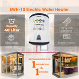Electric Water Heater Geyser – EWH Series (40L, 50L, 60L) | Glam Gas