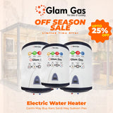 Electric Water Heater Geyser – EWH Series (40L, 50L, 60L) | Glam Gas