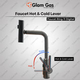 Glam Gas Faucet Rain-11 Digital | Nalka | Tuti | Nal | Nalka