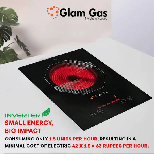 Glam Gas | Hot Glow-B120 | Infrared Ceramic Cooker | Hot Plate | Choolah