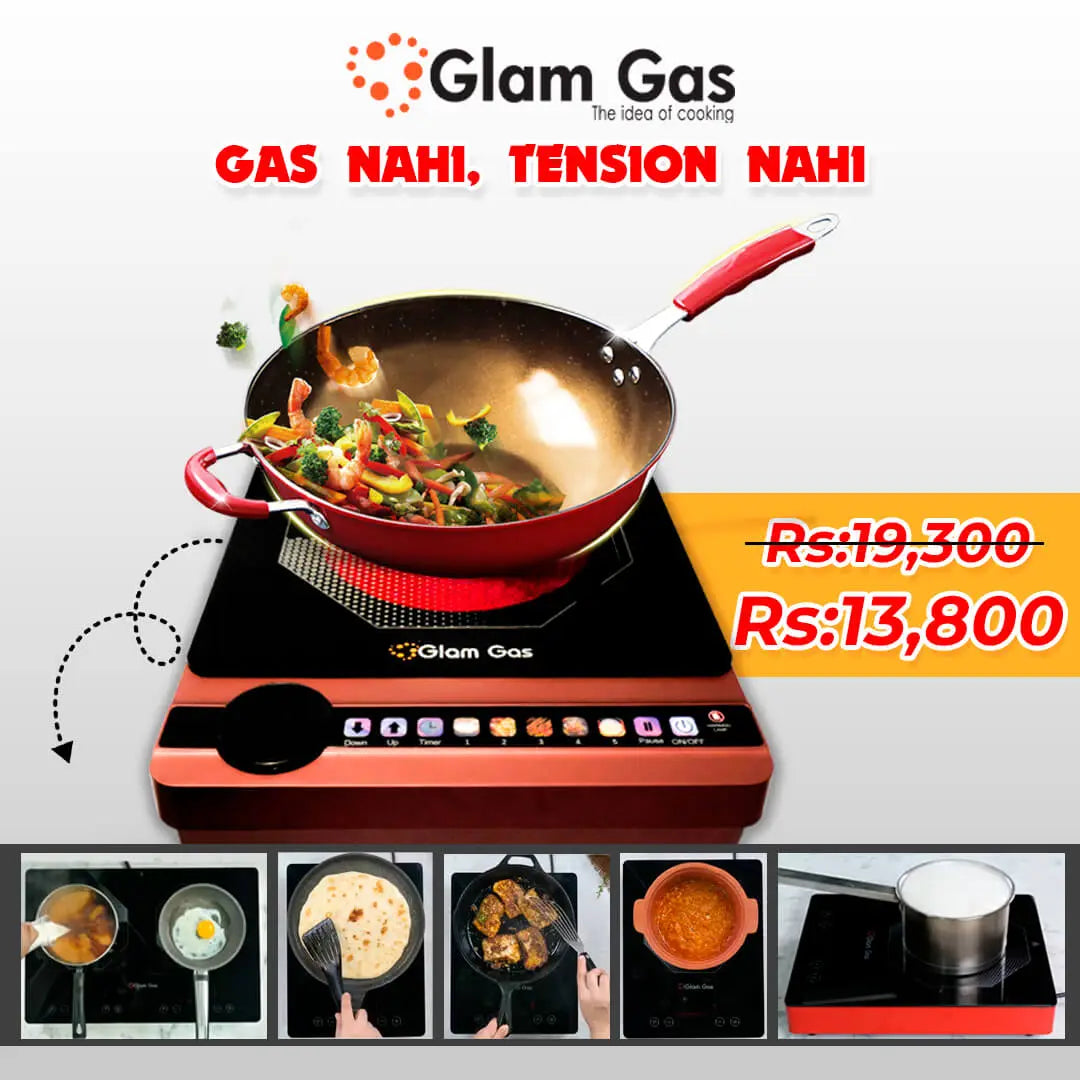 Glow 12 Royal Maroon electric stove best for kitchen