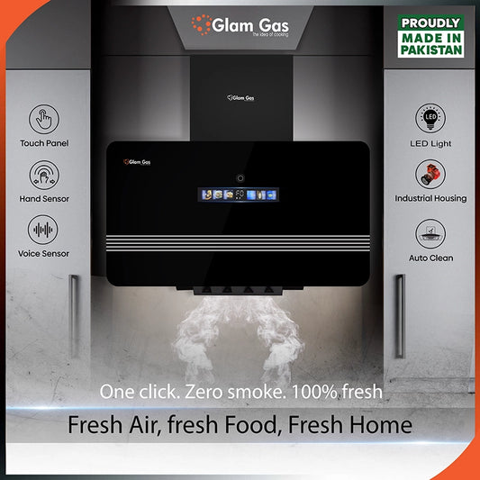 Glam Gas Range Hood | Orbit-12 | Kitchen Hood | Chimney
