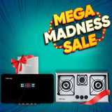 Mega Madness Combo Deal 1 – Glam Gas Range Hood Smoke Up-12 and Built-in Hob D-Cut, premium kitchen appliances in Pakistan for modern cooking