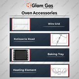 Glam Gas Bake-Up Electric | Glam Gas Oven | Built in Oven | Electric Oven