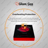 Glam Gas | Hot Glow-912 | Infrared Ceramic Cooker | Hot Plate | Choolah