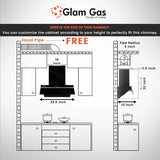 Glam Gas Range Hood | Strom| Kitchen Hood | Chimney