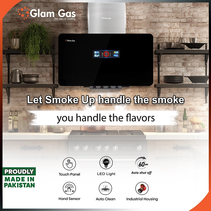 glam gas smoke up 12 kitchen range hood