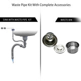 Sink F-10 | Stainless steel | Kitchen Sink | Single Kitchen Bowl