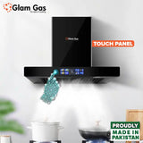 Glam Gas Range Hood | Thunder-12 | Kitchen Hood | T shape Chimney | 75,90 cm