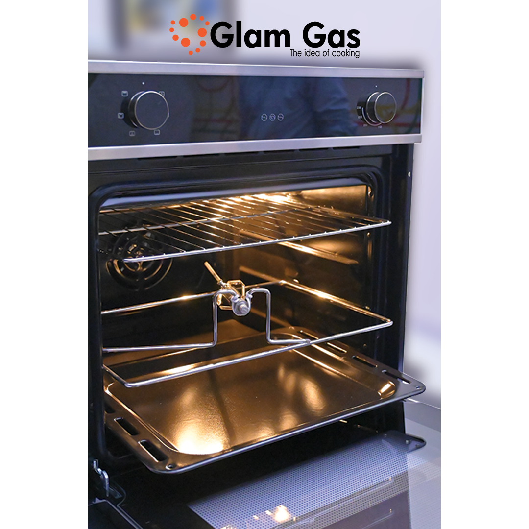 Black Forest Silver Gas+Electric Oven