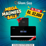 Windy-12 Range Hood | Smart Smoke Sensor, Auto Clean & Voice Control