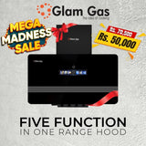 Orbit-12 Range Hood | Smart Touch, Auto Clean & Voice Control (Kitchen Chimney)