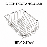 Glam Gas Kitchen Wire Basket – Rust Resistant Steel Storage & Drain Basket Pakistan