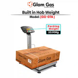 Glam Gas Hob | GG-07A | Tempered Glass | 3 Burner | Kitchen Stove | Gas Stove
