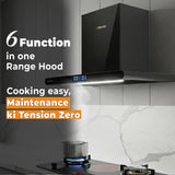 Glam Gas Range Hood | Thunder-12 | Kitchen Hood | T shape Chimney | 75,90 cm