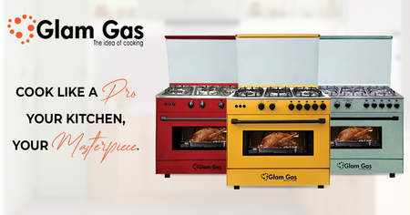 Enhance Your Cooking with Glam Gas: Chef 34' Yellow & Hybrid 34 Ranges