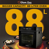 Glam Gas Built-in Oven A68-SF3 – 88L Large Capacity Oven | Glam Gas Oven | Built in Oven | Electric Oven