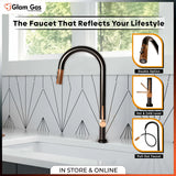 Glam Gas Combo Deal – Sink F-02 with Flow-12 Faucet | Double Bowl Stainless Steel Kitchen Sink