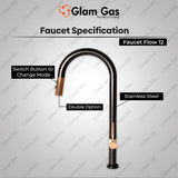 Glam Gas Combo Deal – Sink F-02 with Flow-12 Faucet | Double Bowl Stainless Steel Kitchen Sink