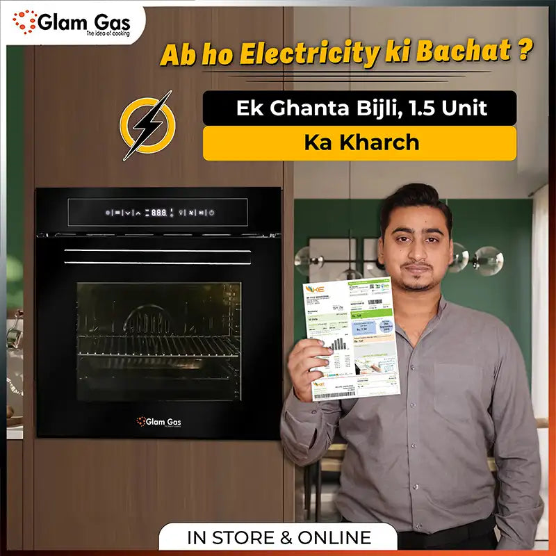 Glam Gas Built-in Oven A68-SF3 – 88L Large Capacity Oven | Glam Gas Oven | Built in Oven | Electric Oven