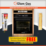 Glam Gas Built-in Oven A68-SF3 – 88L Large Capacity Oven | Glam Gas Oven | Built in Oven | Electric Oven
