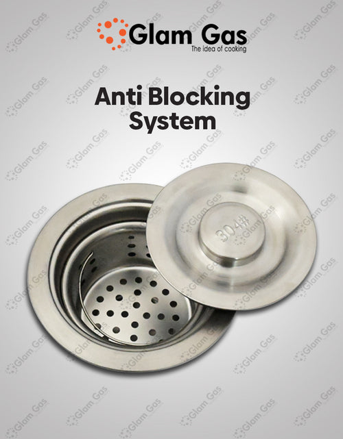 Load image into Gallery viewer, Glam Gas Sink-Lifestyle 57 Texture BK | Stainless steel sink | Kitchen Sink | Double Kitchen Bowl | Kitchen Basin

