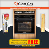 Glam Gas Black Forest Gas+Electric Oven | Glam Gas Oven | Built in Oven | Gas+Electric Oven