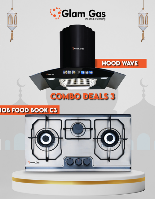 Load image into Gallery viewer, Combo Deal 3: Kitchen Built-In Hob &amp; Range Hood Set
