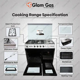 Cooking Range (Gas) Glamour 34” (Discontinued)