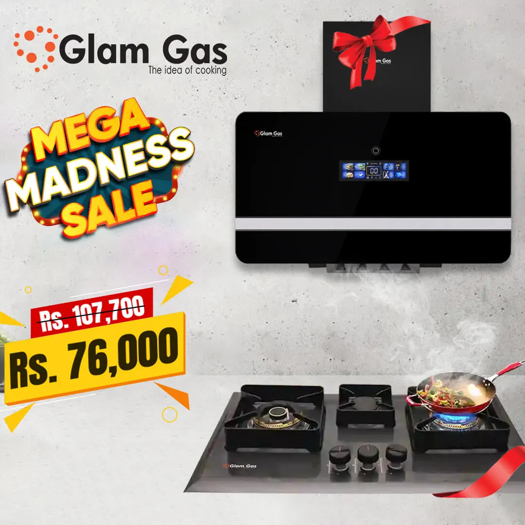 Kitchen Range Hood Windy-12 and Black Berry Built-in Hob Combo Deal in Pakistan