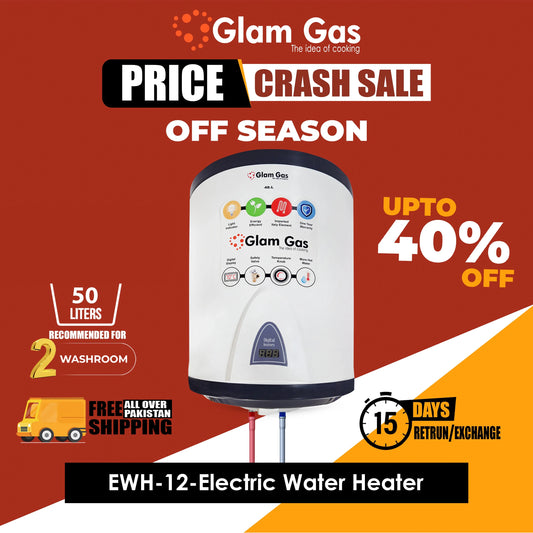 Glam Gas Water Heater | Water Heater | Geyser | EWH-12