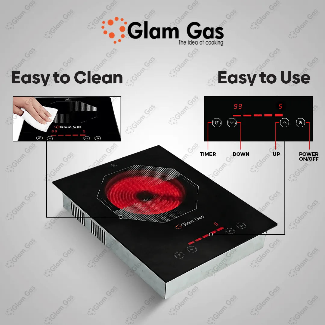 Glam Gas | Hot Glow-B120 | Infrared Ceramic Cooker | Hot Plate | Choolah