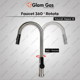 Glam Gas Faucet Aqwa-12 | Nalka | Tuti | Nal | Nalka