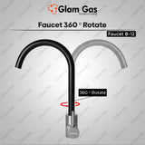 Glam Gas Faucet B-12 | Nalka | Tuti | Nal | Nalka