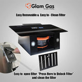 Glam Gas Range Hood | Orbit-12 | Kitchen Hood | Chimney