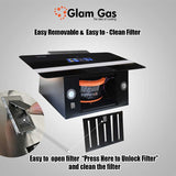 Glam Gas Range Hood | Windy-12 | Kitchen Hood | Chimney