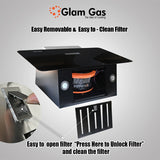 Glam Gas Range Hood | Smoke-up 12 | Kitchen Hood | Chimney