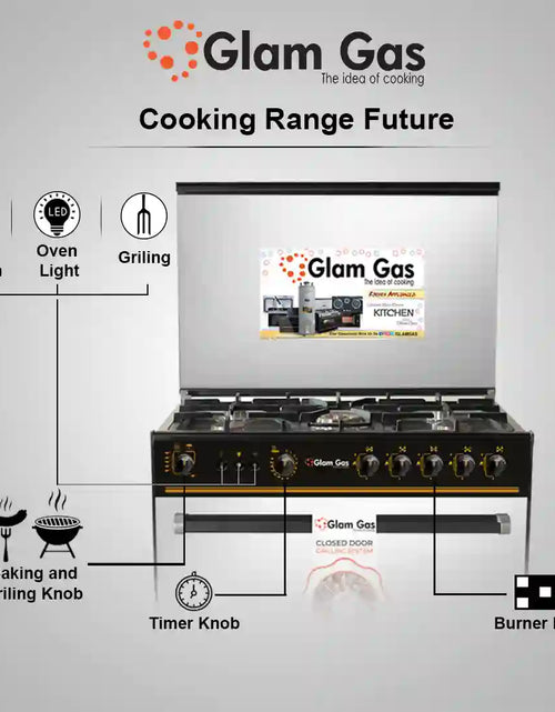 Load image into Gallery viewer, Cooking Range Black Forest (Gas) 34”
