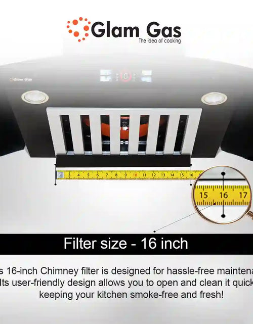 Load image into Gallery viewer, Glam Gas Range Hood | G-12 | Kitchen Hood | Chimney
