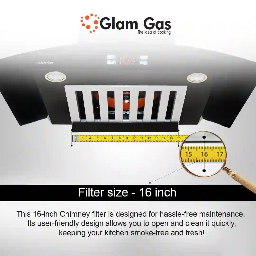 Glam Gas Range Hood | G-12 | Kitchen Hood | Chimney