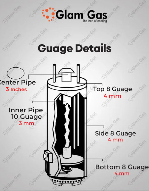 Load image into Gallery viewer, Hybrid 50 Gallon 8x8 Guage Electric + Gas Water Heater
