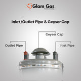 Glam Gas Water Heater | Water Heater | Geyser | 30 Gallon | 11x14 Gauge
