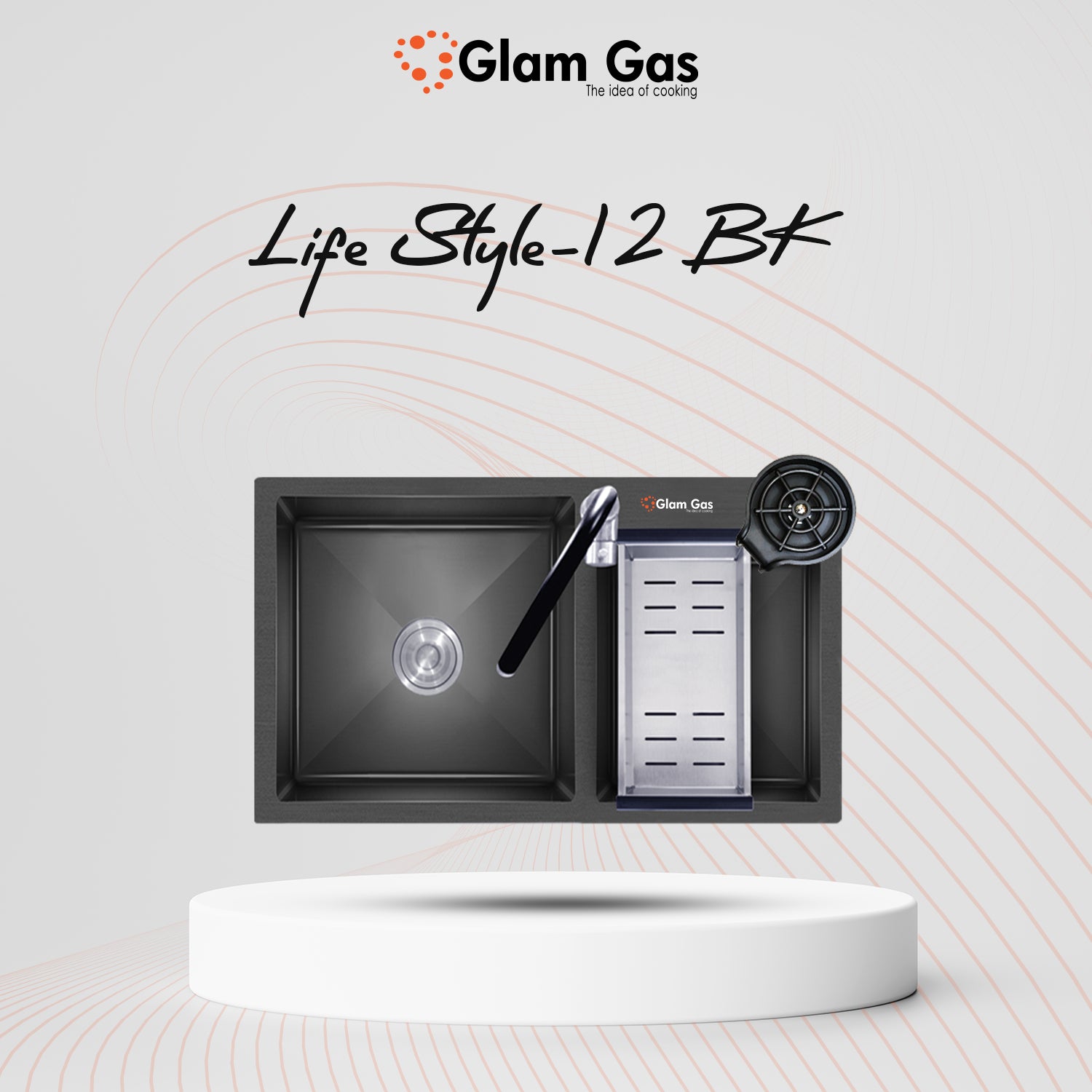 Glamgas LIFE STYLE 12 BK | Kitchen Sink-Pricein Pakistan Online BuyNow