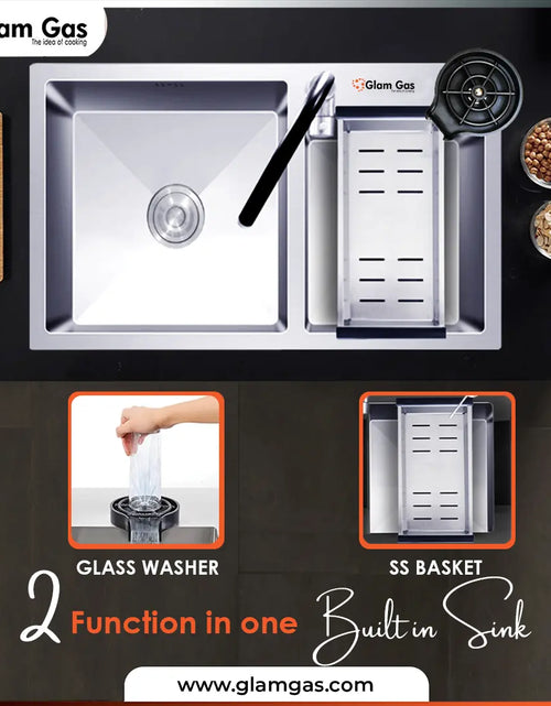 Load image into Gallery viewer, All-in-One Combo Deal:  Range Hood, Built-In Hob, Faucet, Sink
